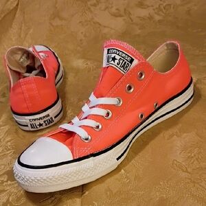 CONVERSE Orange All Star Sneakers Women's 9.0 Men's 7.0